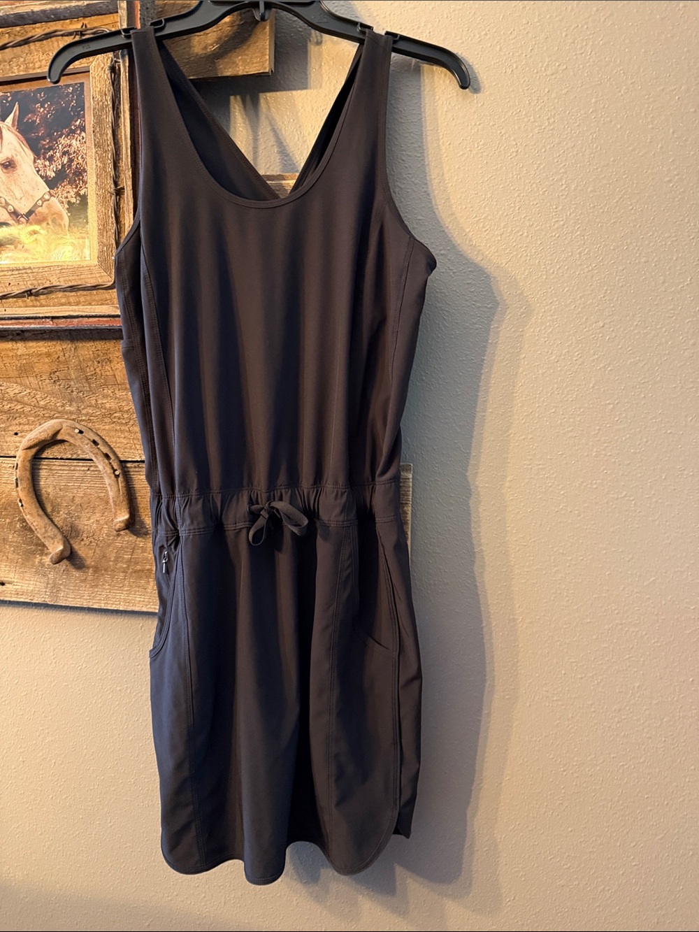Patagonia Black Logo Performance Dress - Black